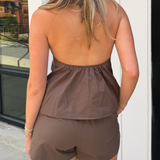 Georgina Mini Shorts - Brown