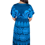 Pia Empire Waist Tie Caftan - Nikita Atlantic