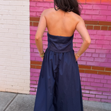 Orel Solid Maxi Dress - Solid Blue