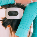 Large Flat Round Clip - Almond Beige