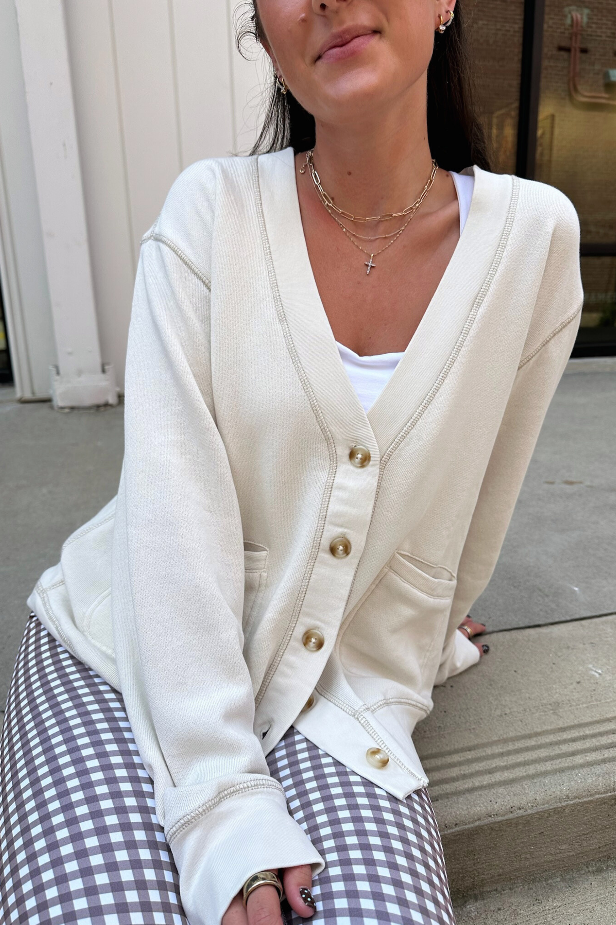 Caroline Pullover - White