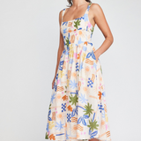 Shea Sun Midi Dress - Beach