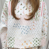 Holiday Quilted Mockneck Sweatshirt - Holiday