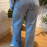 Mary Wide Leg Jean - Light Denim