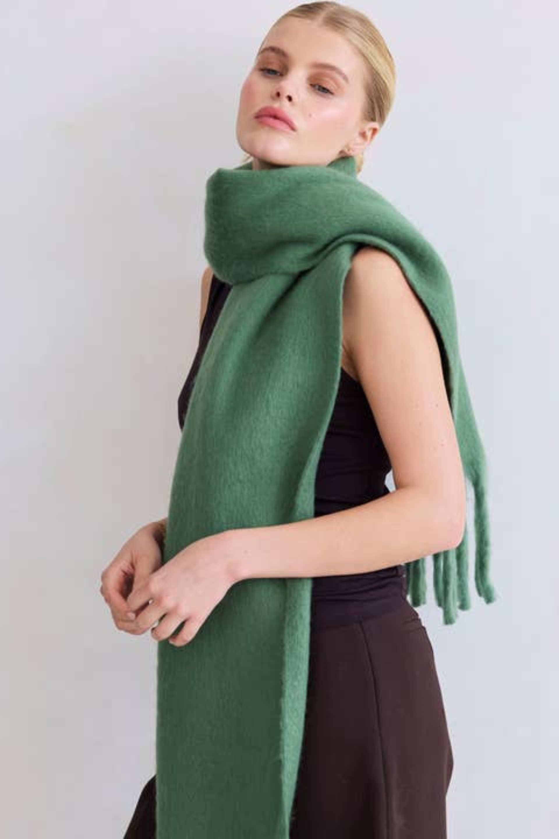 Stockholm Scarf - Forest Fern – Lilbelle Charlotte