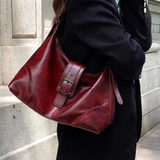 Jen Buckle Hobo Bag - Wine