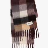 The Reykjavik Scarf - Purple/Brown Check