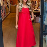 Rey Maxi Dress - Red