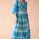 Sloan Bubble Sleeve Maxi Dress - Nikita Lago