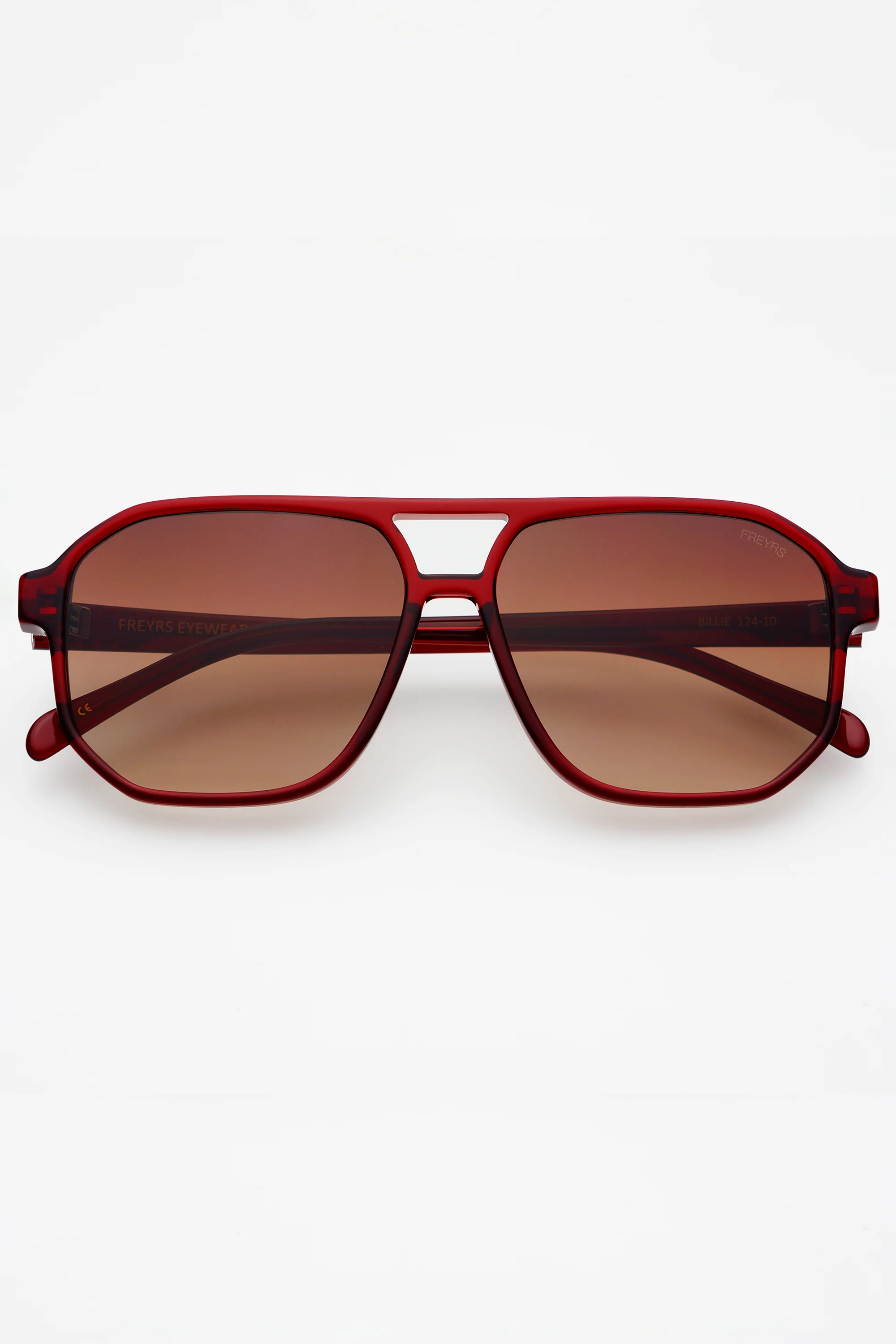 Billie Aviator Sunglasses - Dark Cherry