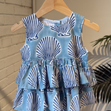 WeeLil Dottie Bubble - Shells Carolina Bright Blue