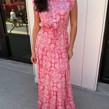 Staci Floral Maxi Dress - Pink