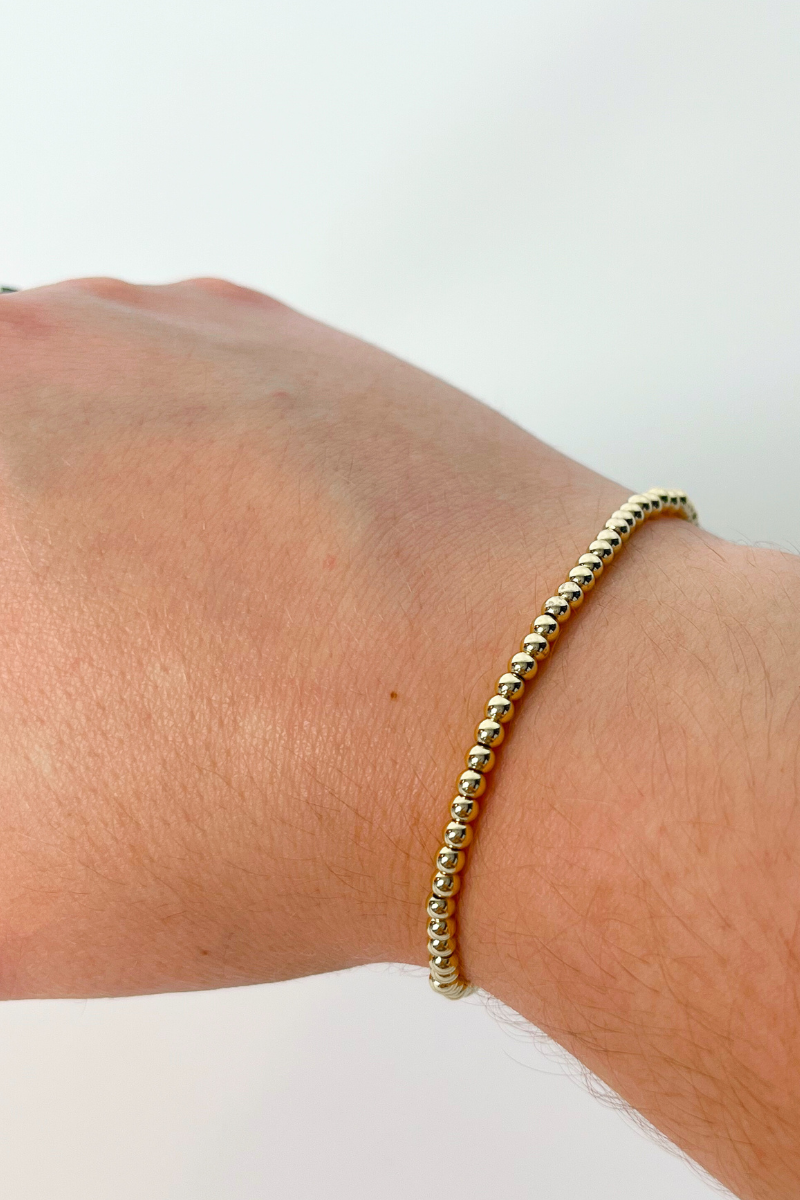 Classic Gold Bead Bracelet