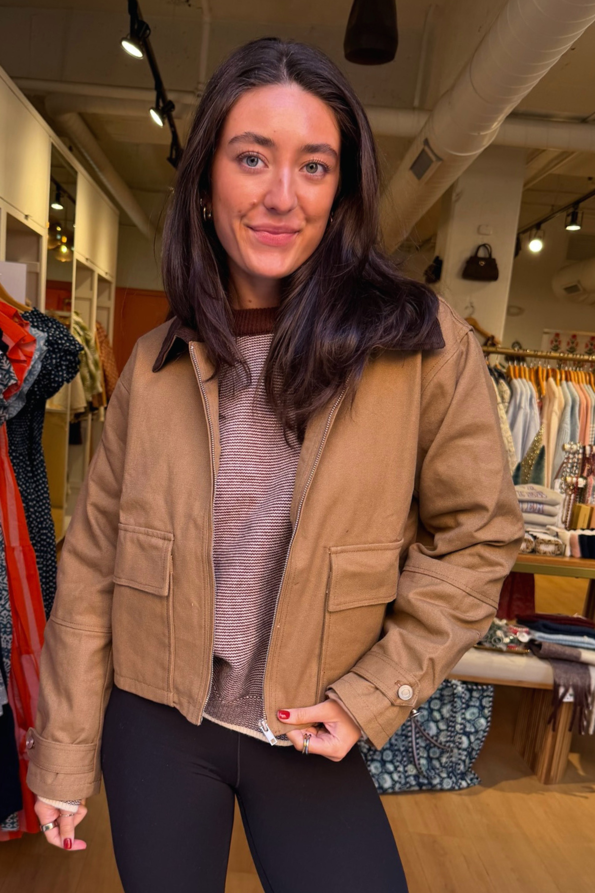 Wolf Barn Jacket - Brown