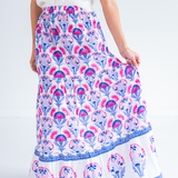 Lillian Maxi Skirt - Pink/Purple Floral