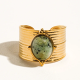 Oasis Stone Bold Adjustable Ring