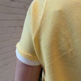 Grace Short Sleeve Knit Shirt - Lemon