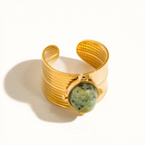 Oasis Stone Bold Adjustable Ring