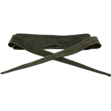 Suede Wrap Belt - Olive