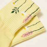 Pilates Grip Sock - Flower Stem
