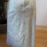 Swan Sparkle Maxi Skirt - Vert