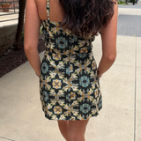 Well Pocket Romper - Luxe Trellis