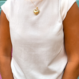 Everyday Cap Sleeve Tank - Off White