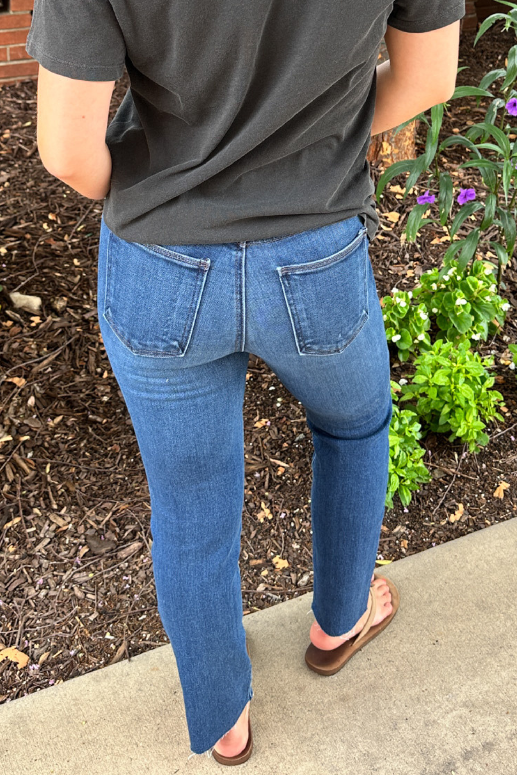 Clean Slender Straight Jean - Dark Denim