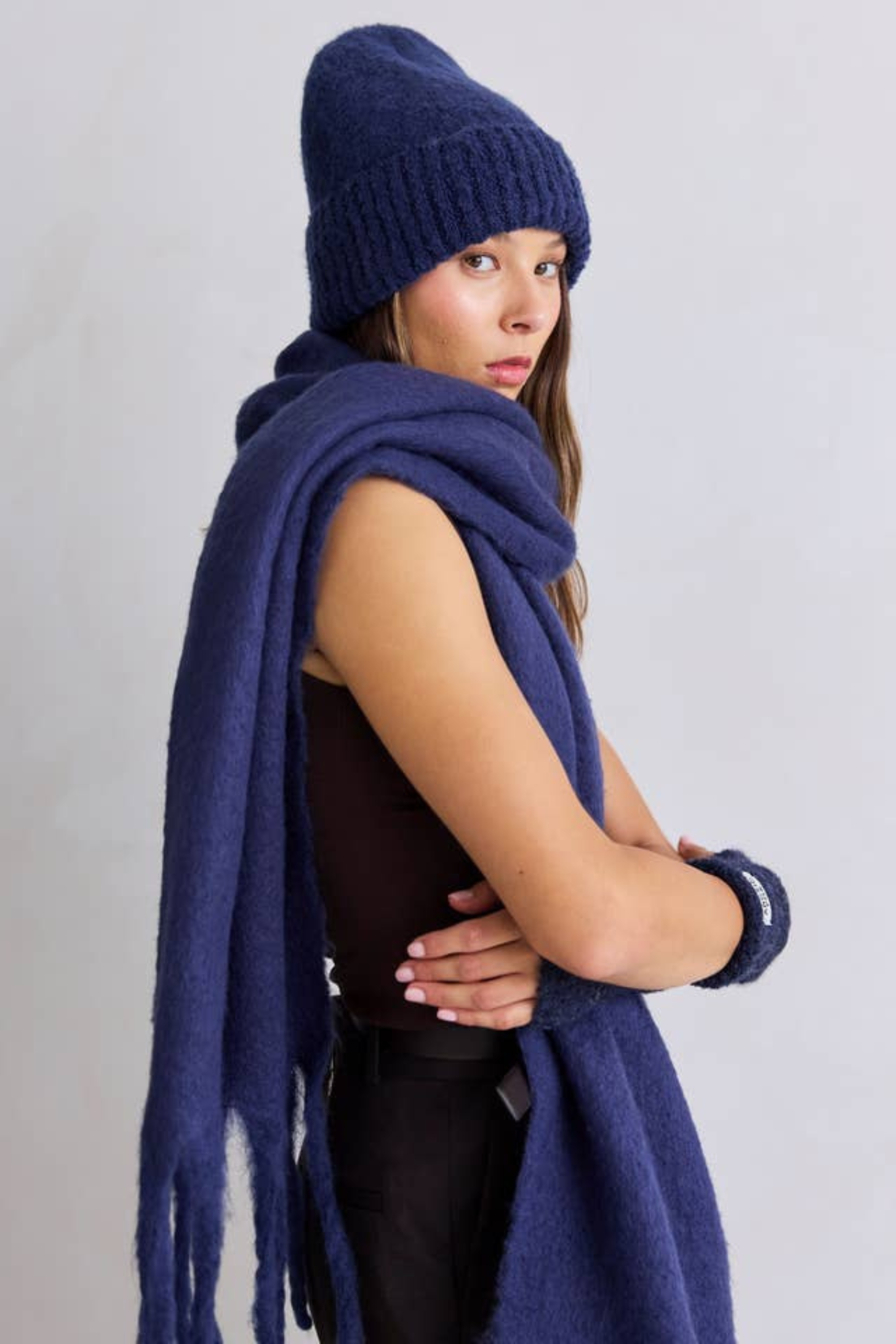 The Reykjavik Scarf - Midnight Blue