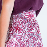 Emily Maxi Skirt - Blossom Maroon
