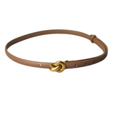 Golden Knot Belt - Brown