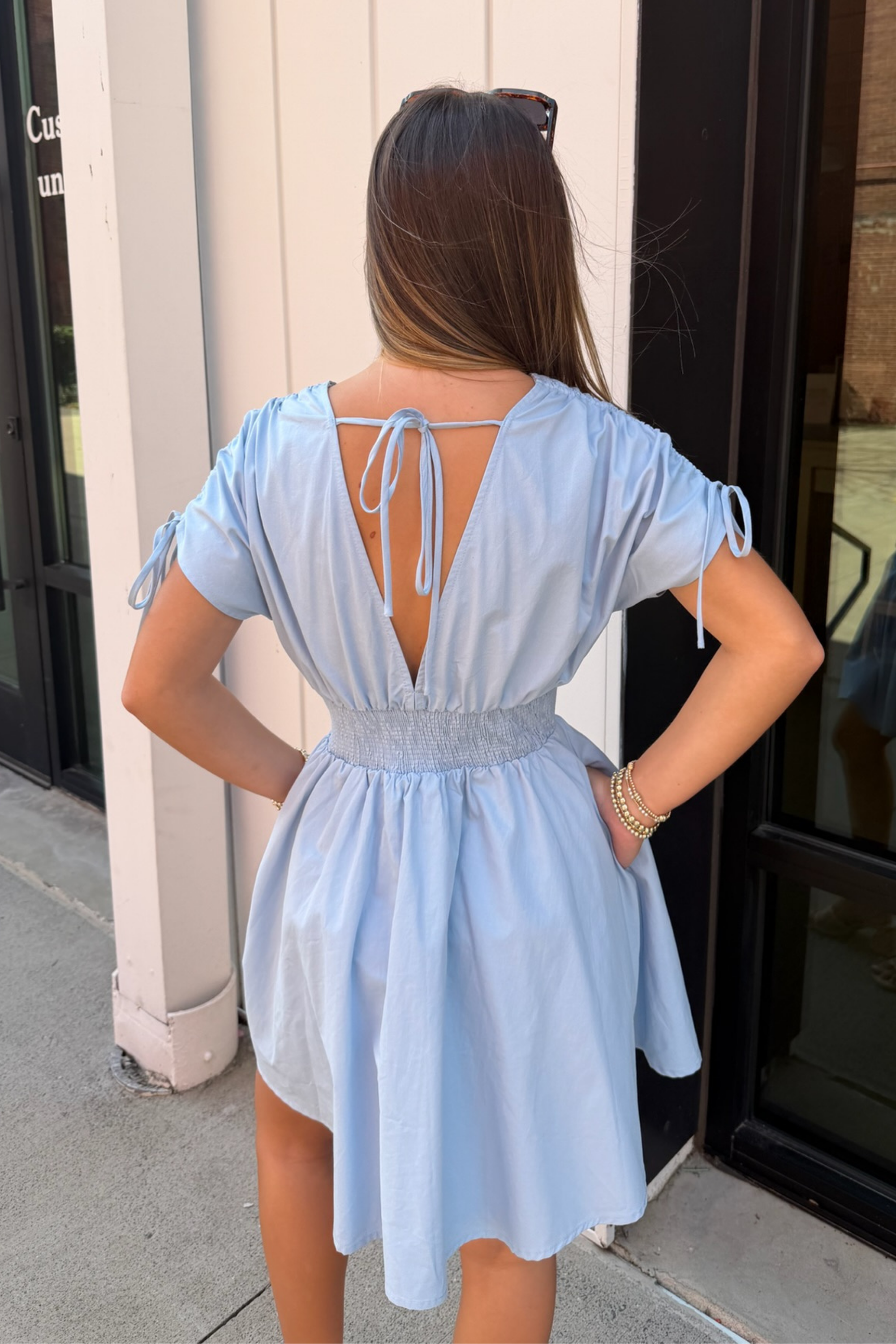 Dani Mini Dress - Blue