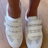 Seeny Perforated Sneaker - White