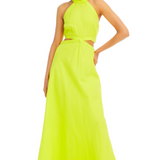 Finn Cut Out Maxi Dress - Lime