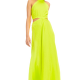 Finn Cut Out Maxi Dress - Lime