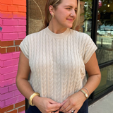Nellie Sweater Top - Oatmeal