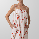 Tomato Mini Dress - Ivory Multi