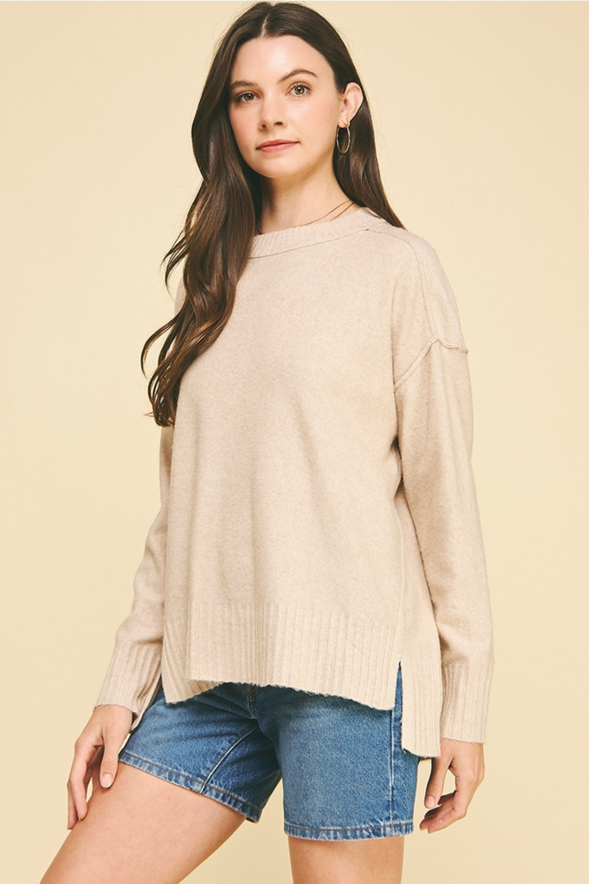 Anders Crewneck Sweater - Oatmeal