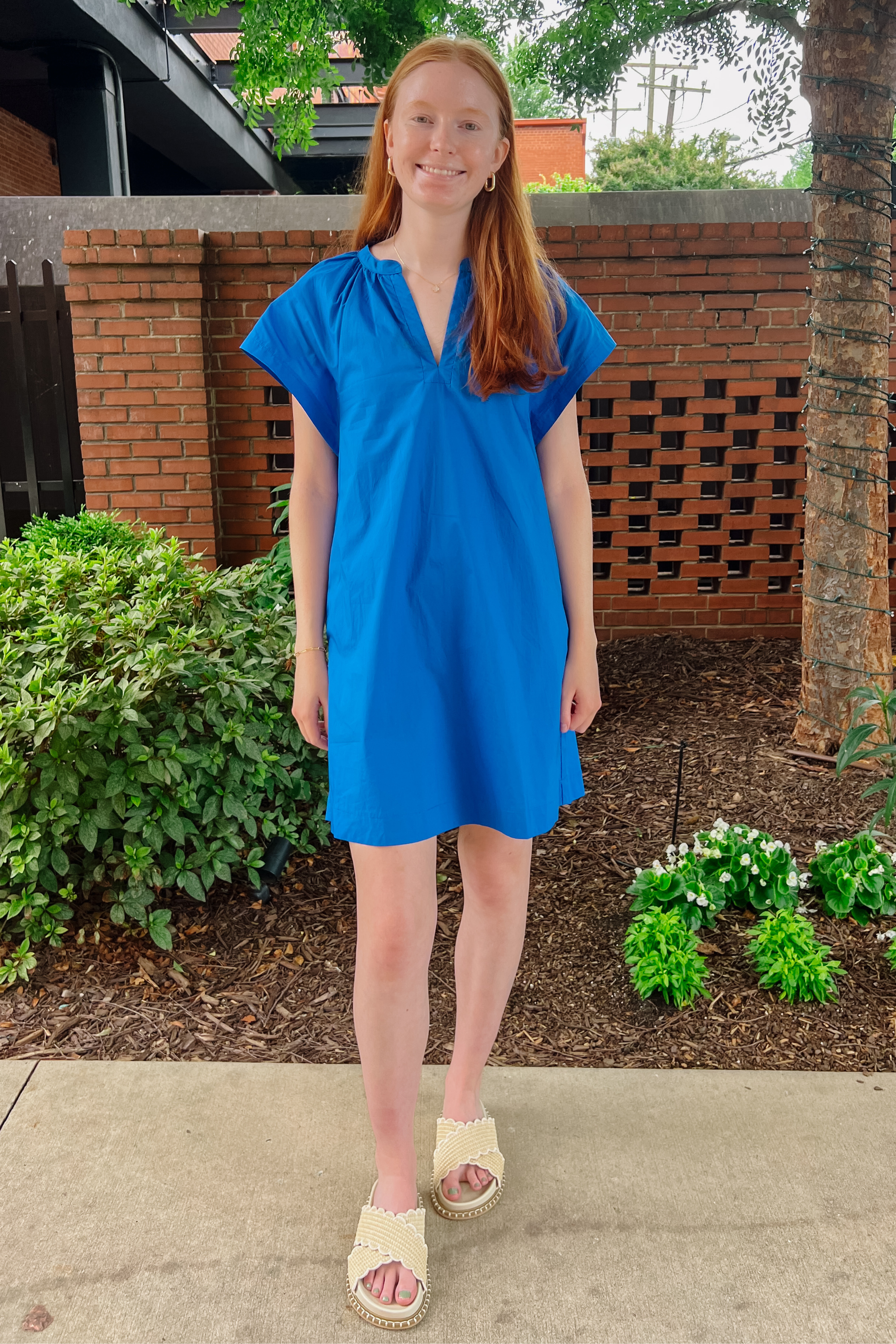 Dunlin Mini Dress - Royal Blue