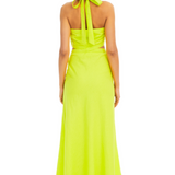 Finn Cut Out Maxi Dress - Lime