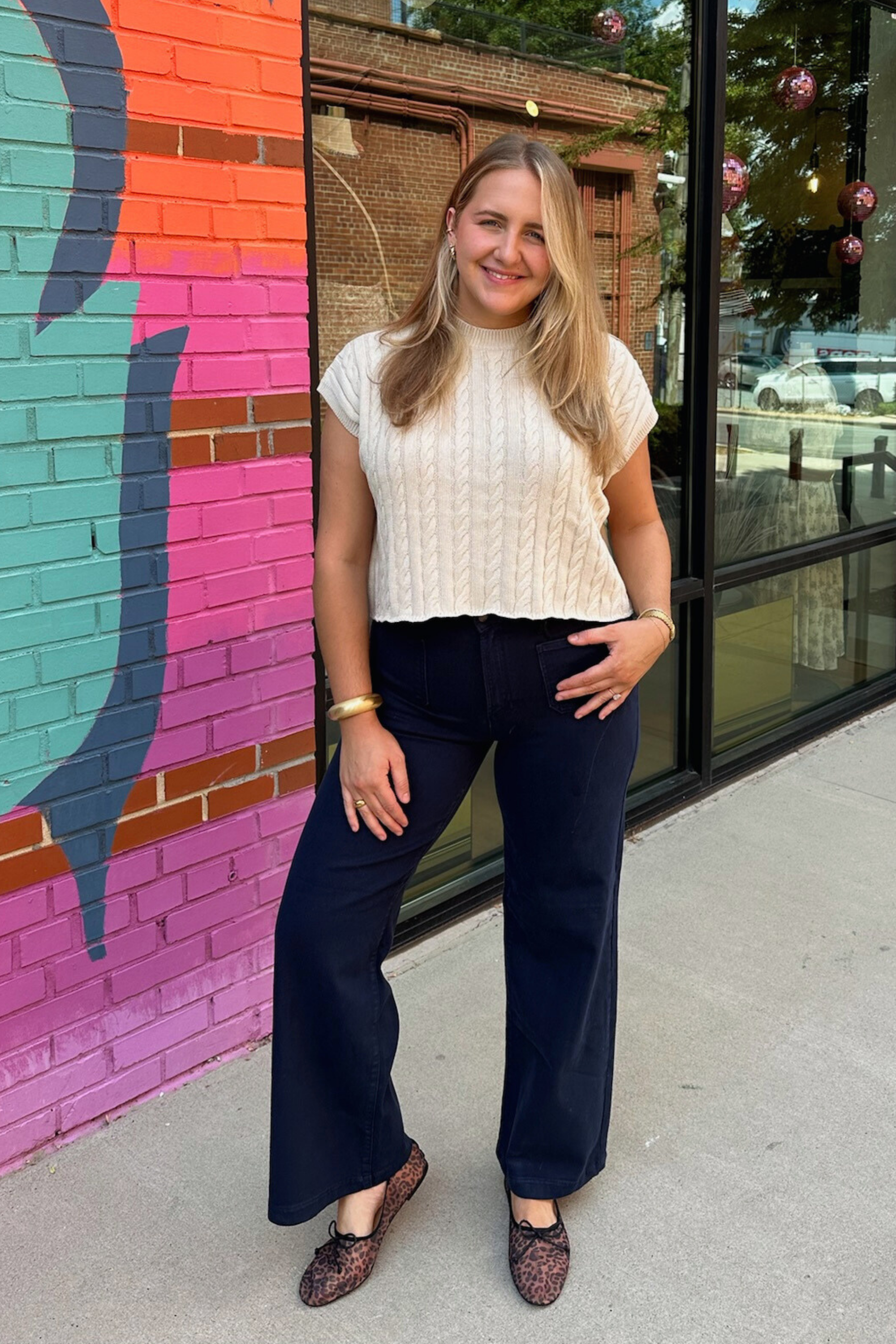Nellie Sweater Top - Oatmeal