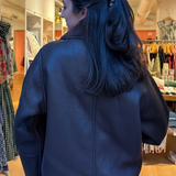 Blair Stitch Sherpa Fleece Jacket - Black