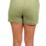 Karly Embroidered Skort - Olive/Ivory