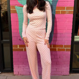 Kennedy Heart Lounge Set - Pink