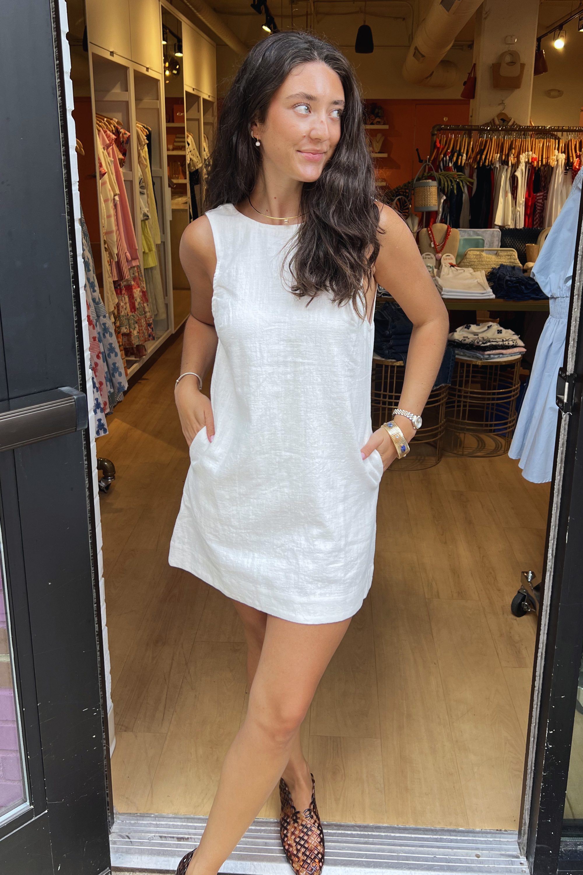 graduation dress in store Graduation dress TRY ON!! Shop in store + online now!! #shoplocal # graduation #dress #newarrivals