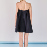 Ana Strapless Mini Dress - Black
