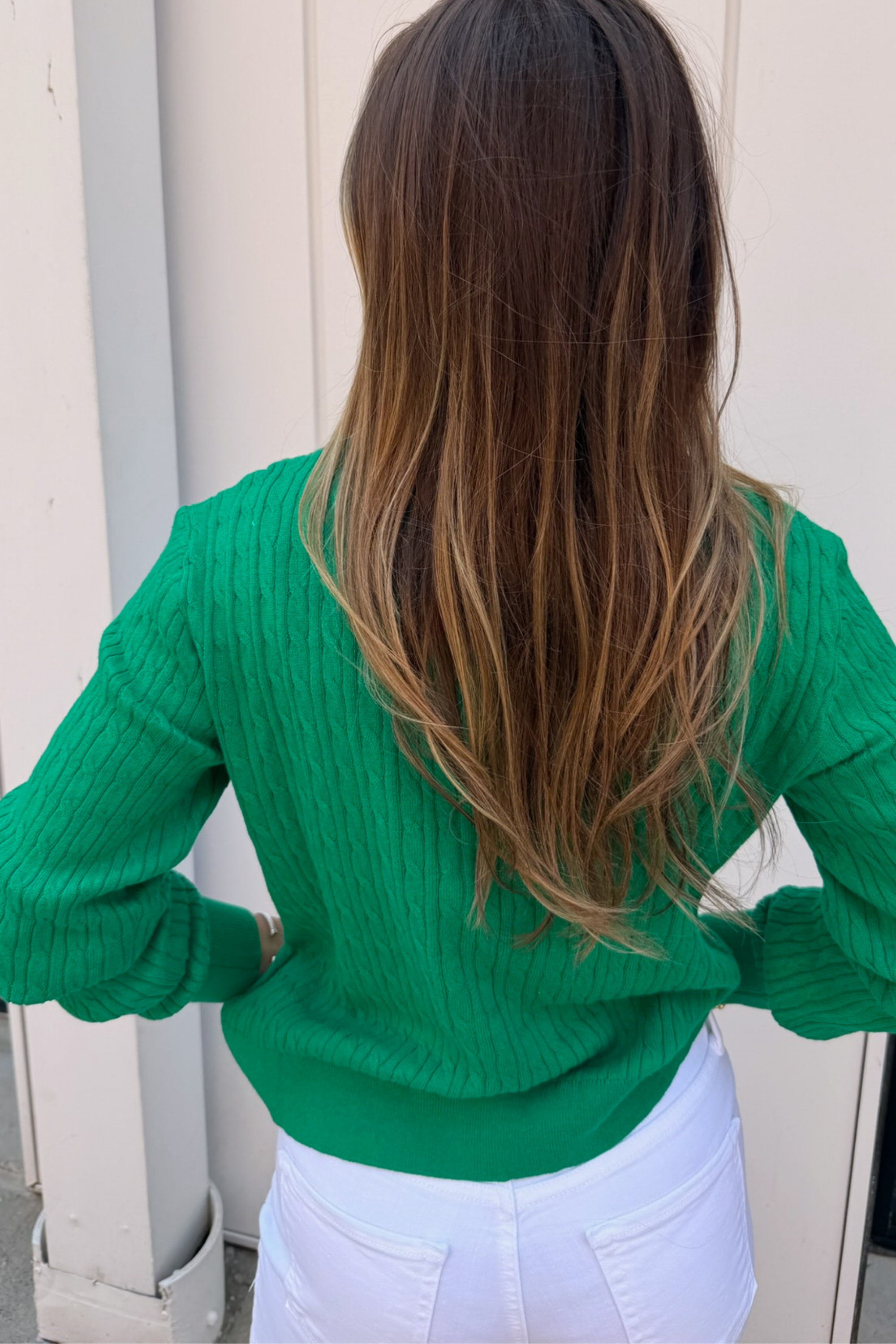 Monroe Cardigan - Shamrock