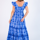 Kennedy Maxi Dress - Periwinkle Palm