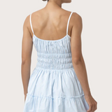 Rosa Pinstripe Mini Dress - Tailor