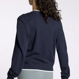 Jessie V-Neck Cardigan - Charcoal Blue